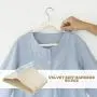 Velvet Hangers, 50 Pack, w/ Drawer Closet Organizer Divider Set of 4, Durable & Flexible Non Slip Suit Hanger with 360 Swivel Hook | Beige/Ivory Velvet Hangers, 50 Pack, w/ Drawer Closet Organizer Divider Set of 4, Durable & Flexible Non Slip Suit Hanger with 360 Swivel Hook | Beige/Ivory
