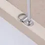 EDCarrying 100 Pack Heavy Duty D Ring Picture Hangers with Screws Single Hole PH-1 (Silver)