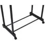 Portable Double Rail Adjustable Garment Rack Rolling Clothes Hanger Heavy Duty New #560