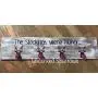 The stockings were hung reindeer Christmas frame sign farmhouse home decor wall hanger The stockings were hung reindeer Christmas frame sign farmhouse home decor wall hanger