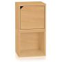 Way Basics Eco Stackable Connect Door Storage Cube, Natural