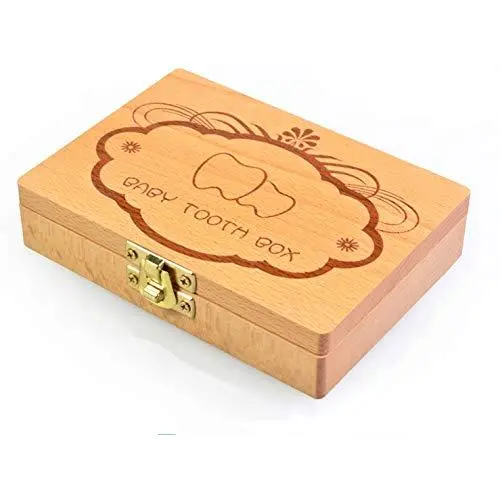 Ansley&Hosho Wood Baby Teeth Boxes Wooden Tooth Keepsake Boxes Kids Milk Teeth/Umbilical Cord/Lanugo Memory Storage Boxes Organizer for Boys Girls Ansley&Hosho Wood Baby Teeth Boxes Wooden Tooth Keepsake Boxes Kids Milk Teeth/Umbilical Cord/Lanugo Memory Storage Boxes Organizer for Boys Girls