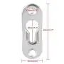 20 Pcs Keyhole Hangers Metal Fasteners for Picture Frames Mirrors Cabinet, 42 mm x 14 mm Flush Mount Hardware(no Screws) 20 Pcs Keyhole Hangers Metal Fasteners for Picture Frames Mirrors Cabinet, 42 mm x 14 mm Flush Mount Hardware(no Screws)