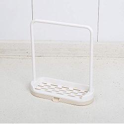 FidgetKute Towel Storage Hanging Rack Shelf Bathroom Kitchen Dishcloth Dish Cloth Hanger Beige