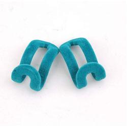 20PC Random Color Creative Mini Flocking Clothes Hanger Easy Hook Closet Organizer Home