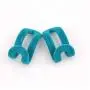 20PC Random Color Creative Mini Flocking Clothes Hanger Easy Hook Closet Organizer Home