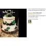 A Love J wooden Arrow cake topper,Arrow & Initials Cake Topper,Personalized Cake Topper,wedding cake topper