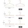 5PC Random Style Nordic Style Rose Gold Iron Round Square Shape Hangers Wall Hook Storage Rack Home Organizer Decor Tool for Clothes Tie Decoration