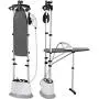 COSTWAY 2-in-1 Garment Steamer, Heavy Duty Powerful Clothes Fabric Steamer for Home and Commercial Use, Dual-Use Iron and Garment with Fabric Brush, Garment Hanger, 1600W COSTWAY 2-in-1 Garment Steamer, Heavy Duty Powerful Clothes Fabric Steamer for Home and Commercial Use, Dual-Use Iron and Garment with Fabric Brush, Garment Hanger, 1600W