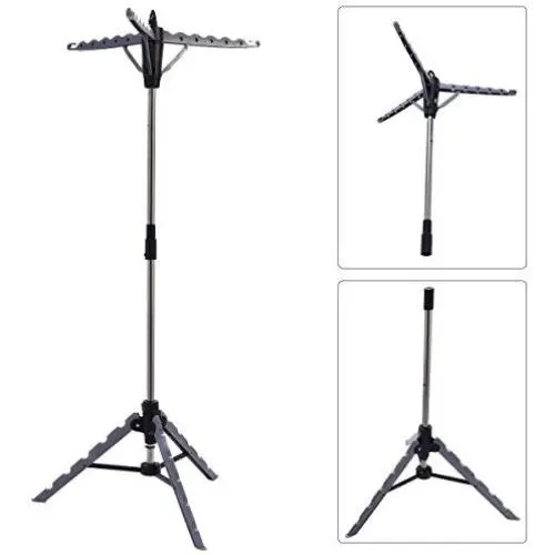 PROSPERLY U.S.Product Clothes Hanger Drying Portable Multifunctional Retractable Laundry Racks Tripod PROSPERLY U.S.Product Clothes Hanger Drying Portable Multifunctional Retractable Laundry Racks Tripod