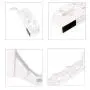 HJYPYJ Magic Hanger,Wall-Mounted Stainless Steel + ABS Folding Hanger,Portable Space-Saving Organizer Hangers, Detachable/White / 1 pcs HJYPYJ Magic Hanger,Wall-Mounted Stainless Steel + ABS Folding Hanger,Portable Space-Saving Organizer Hangers, Detachable/White / 1 pcs