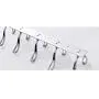LOVIVER Stainless Steel 3/4/5/6-Hook Wall Hanger Coat Hat Clothes Holder Bedroom Rack - Metal, 45x4cm LOVIVER Stainless Steel 3/4/5/6-Hook Wall Hanger Coat Hat Clothes Holder Bedroom Rack - Metal, 45x4cm