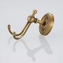 BLISSPORTE Double Robe Coat Hook by Long Prong Bathroom towel holder Set Rustic Clothes Hat Hanger Kitchen Heavy Duty Organizer Antique Brass Style Wall Mounted Bath Hardware Brushed Finished