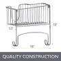 Mueller Ironing Board Hanger Wall Mount with Large Storage Basket and Hooks. Organizer for Laundry Rooms, Heat - Resistant, Holds Iron, Ironing Board and Spray Bottles