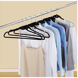 10Pcs Non Slip Velvet Suit Clothes Hangers Wardrobe Home Organizer