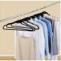 10Pcs Non Slip Velvet Suit Clothes Hangers Wardrobe Home Organizer