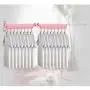 Wall Mounted Clothes Drying Rack, Aluminum Alloy Collapsible Retractable Clothes Hanger Rack for Laundry, on Balcony Or Bathroom Indoor,Silver,B Wall Mounted Clothes Drying Rack, Aluminum Alloy Collapsible Retractable Clothes Hanger Rack for Laundry, on Balcony Or Bathroom Indoor,Silver,B