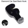 2 Pack Car Vehicle Back Seat Headrest Hook Hanger Storage for Purse Groceries Bag Handbag Car Back Seat Hidden Hook Headrest Hanger with Bling Diamond 2 Pack Car Vehicle Back Seat Headrest Hook Hanger Storage for Purse Groceries Bag Handbag Car Back Seat Hidden Hook Headrest Hanger with Bling Diamond