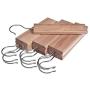 Supicity 10 Pack Cedar Hang Ups Set,Natural Cedar Blocks with 10 Hooks for Clothes Storage,Aromatic Cedar Balls Hangers,Closets & Drawers Storage Accessories Refined