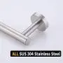 KES 36-Inch Towel Bar Bathroom Shower Organization Bath Single Towel Hanger Holder SUS 304 Stainless Steel Finish Without Drilling Glue Screw Free Wall Mount Brushed Finish, A2000S90DG-2
