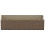 Household Essentials Brown 720-1 Deep Drawer Organizer Boxes for Storage | 12 in x 4 in x 3.13