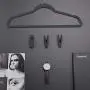 Trgowaul Velvet Hangers Clips, 20 pc Pants Hangers Velvet Clips, Strong Finger Clips Perfect for Thin Velvet Hangers (Modern Gray)