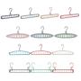 10pcs Random Style Multi-Port Support Circle Clothes Hanger Clothes Drying Racks Multifunction Plastic Scarf Clothes Hanger Hangers Storage Rack