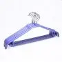RYYAIYL Hangers 30 Pack Coat Hangers Strong Heavy Duty Stainless Steel Metal Hangers 16.1Inch Ultra Thin Space Saving Clothes Hangers/Purple RYYAIYL Hangers 30 Pack Coat Hangers Strong Heavy Duty Stainless Steel Metal Hangers 16.1Inch Ultra Thin Space Saving Clothes Hangers/Purple