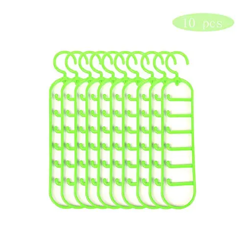 HJYPYJ Magic Hanger,360?? Rotate Magical Hangers,Multifunction Plastic Hanger,Space-Saving Organizer Hangers, Durable/Green / 39.2x7.7cm
