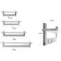 Hook,Coat Rack - Hanger Clothes Hooks Creative Door Behind Wall Hanging Hook Wall Hanging Clothes Hook Shelf Sturdy and beautiful (Color : White, Size : 48.4cm12cm18cm)