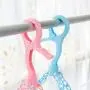 EvaroFly Multipurpose Large Capacity Plastic Folding Hanger, Wind-Proof Household Storage Clothes Hanger - Save Space -Pink 40x25x43cm EvaroFly Multipurpose Large Capacity Plastic Folding Hanger, Wind-Proof Household Storage Clothes Hanger - Save Space -Pink 40x25x43cm