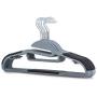 Popular Design Products 10 pc Premium Quality Easy-On Clothes Hangers - Grey with Black Non-Slip Pads - Space Saving Thin Profile - for Shirts, Pants, Blouses, Scarves ? Strong Enough for Coats Popular Design Products 10 pc Premium Quality Easy-On Clothes Hangers - Grey with Black Non-Slip Pads - Space Saving Thin Profile - for Shirts, Pants, Blouses, Scarves ? Strong Enough for Coats