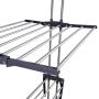 3Tier Stainless Laundry Organizer Folding Drying Rack Clothes Dryer Hanger Stand with Ebook