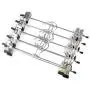 10pcs Anti-Slip Clothes Hangers, with 2 Adjustable Clips Clothes Pins Hangers Coat Clothes Closet Pant Skirt Dress Wardrobe Hangers