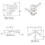 Weirun Solid Metal Swivel Hook Heavy Duty Folding Swing Arm Triple Coat Hook with Multi Three Foldable Arms Towel/Clothes Hanger for Bathroom Kitchen Garage Wall Mount Polished Chrome Weirun Solid Metal Swivel Hook Heavy Duty Folding Swing Arm Triple Coat Hook with Multi Three Foldable Arms Towel/Clothes Hanger for Bathroom Kitchen Garage Wall Mount Polished Chrome