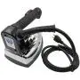Silver Star Bottle Steam Iron ES-85 Gravity Feed Steam Iron with Non-Stick Laminate Sole Plate, Demineralizer (Includes LED Flashlight)