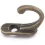 Fenfangxilas Hook, 10Pcs Antique Brass Strong Adhesive Wall Hook Clothes Coat Hanger Home Decor - 10pcs