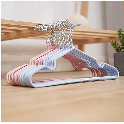 10pcs Random Color Hanger Hanging Clothes Rack Plastic, Shirt Clothes Hanger Bra Dress Hook Multi-Purpose