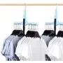 Todens 1PC Multi-Functional Foldable Clothes Hanger Hanger Telescopic Household Hook Non-Slip