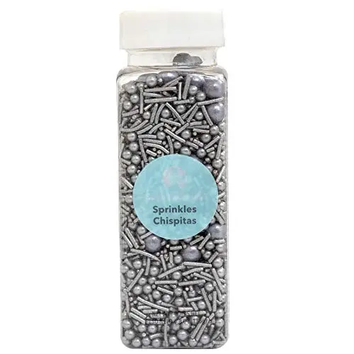 Sweet Tooth Fairy 352867 Sprinkles, Large, Silver Sweet Tooth Fairy 352867 Sprinkles, Large, Silver