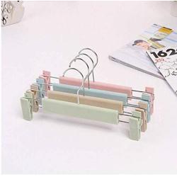 10pcs Random Color Hangers for Clothes Plastic Clip Stand Hanger Pants Skirt Kid Clothes Adjustable Pinch Grip Cabide