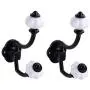 BaoBae 2PCS Heavy Duty Wall Mounted Metal Hooks Cloth Robe Hat Hanger Holders Pumpkin Knob Hooks with Screws BaoBae 2PCS Heavy Duty Wall Mounted Metal Hooks Cloth Robe Hat Hanger Holders Pumpkin Knob Hooks with Screws