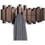 physpace Creative Multifunction Hanger Organizer Hangers Hooks Housekeeper Wall Clothes Hanger Coat Wood Shape Coat Rack Garden Hook,Dark Coffee