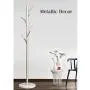 Jolitac Metal Coat Rack Stand Satin Steel Finish Stable Marble Base, High-Grade with Hooks Metal Tree Hat & Coat Hanger Floor Free Standing Wall Bedroom Easy Assembly (Satin Steel) Jolitac Metal Coat Rack Stand Satin Steel Finish Stable Marble Base, High-Grade with Hooks Metal Tree Hat & Coat Hanger Floor Free Standing Wall Bedroom Easy Assembly (Satin Steel)