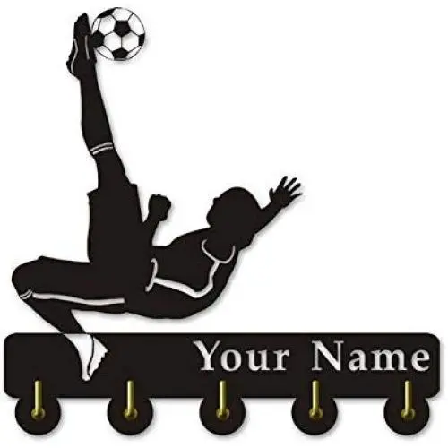 YAOJIA Customize Your Name for Cool Football Themes Wooden Hanger Unique Gift Clothes Hat Key Hook/Coat Rack/Wall Hook Home Decoration Wall Stickers Kitchen Bathroom Towel Hook,Black YAOJIA Customize Your Name for Cool Football Themes Wooden Hanger Unique Gift Clothes Hat Key Hook/Coat Rack/Wall Hook Home Decoration Wall Stickers Kitchen Bathroom Towel Hook,Black