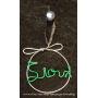 UND or SIOUX Christmas Ornament Hangers - UND Wall Hanger - Sioux Wall Hanger - Wire UND Sioux Fighting Hawks Hanger - Sports Ball - NDSU Sports