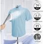 Minetom Garment Fabric Steamer- Full Size Heavy Duty Professional Garment Steamer with Hanger, Brush, Anti-scalding, 70 min Continuous, 4 Level Steam Adjustment