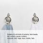 uxcell Curtain Tieback Hook Zinc Alloy Tassel Curtain Holder Window Holdbacks Wall Hooks Clothes Hanger, Set of 2, SilverTone