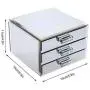 Estink Jewelry Box, 3 Layers Mirrored Jewelry Boxes Trinket Storage Make-up Container Case Drawer