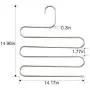 DOIOWN S-Type Stainless Steel Clothes Pants Hangers Closet Storage Organizer for Pants Jeans Scarf Hanging (14.17 x 14.96ins, Set of 3) (8-Pieces) (8 Pack- Silver) DOIOWN S-Type Stainless Steel Clothes Pants Hangers Closet Storage Organizer for Pants Jeans Scarf Hanging (14.17 x 14.96ins, Set of 3) (8-Pieces) (8 Pack- Silver)